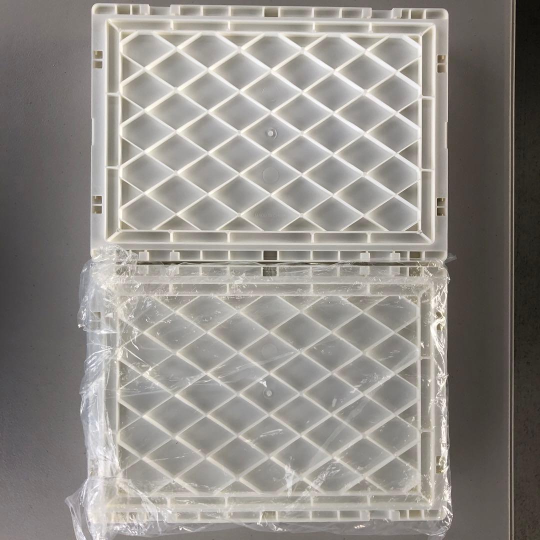 【限定①】ホワイト ハイエース コンテナ 折りたたみ ボックス BOX