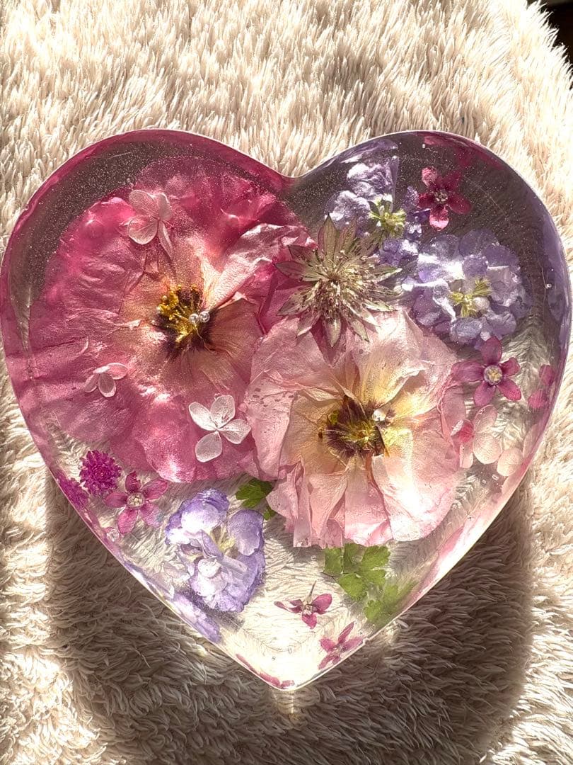 レジン　置物　インテリア　花