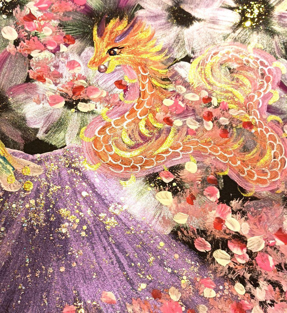 開運絵画　❀天赦日作成❀天赦の恵み(^^)最強幸運絵画晴々コンビ様