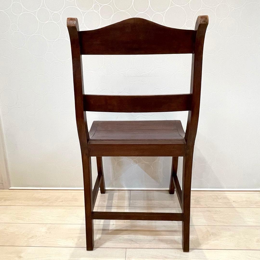 木製チェア アンティーク調 椅子 猫脚風 ヴィンテージ　レトロ　クラシカル