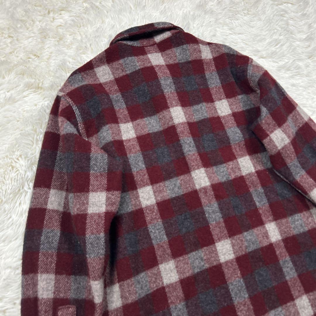 70s 白タグ　美品　ウールリッチ　CPOシャツジャケット　バッファローチェック
