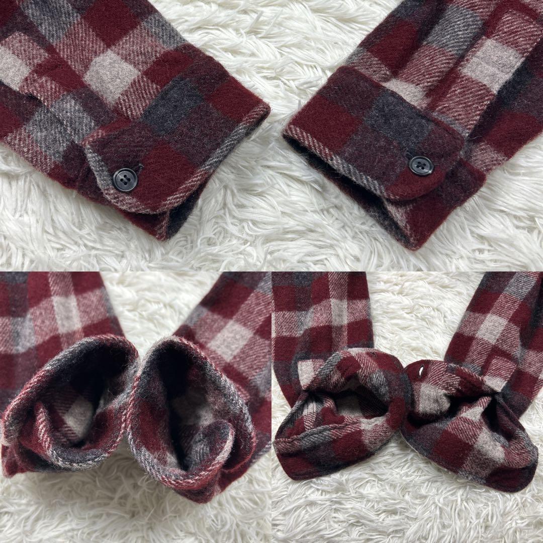 70s 白タグ　美品　ウールリッチ　CPOシャツジャケット　バッファローチェック