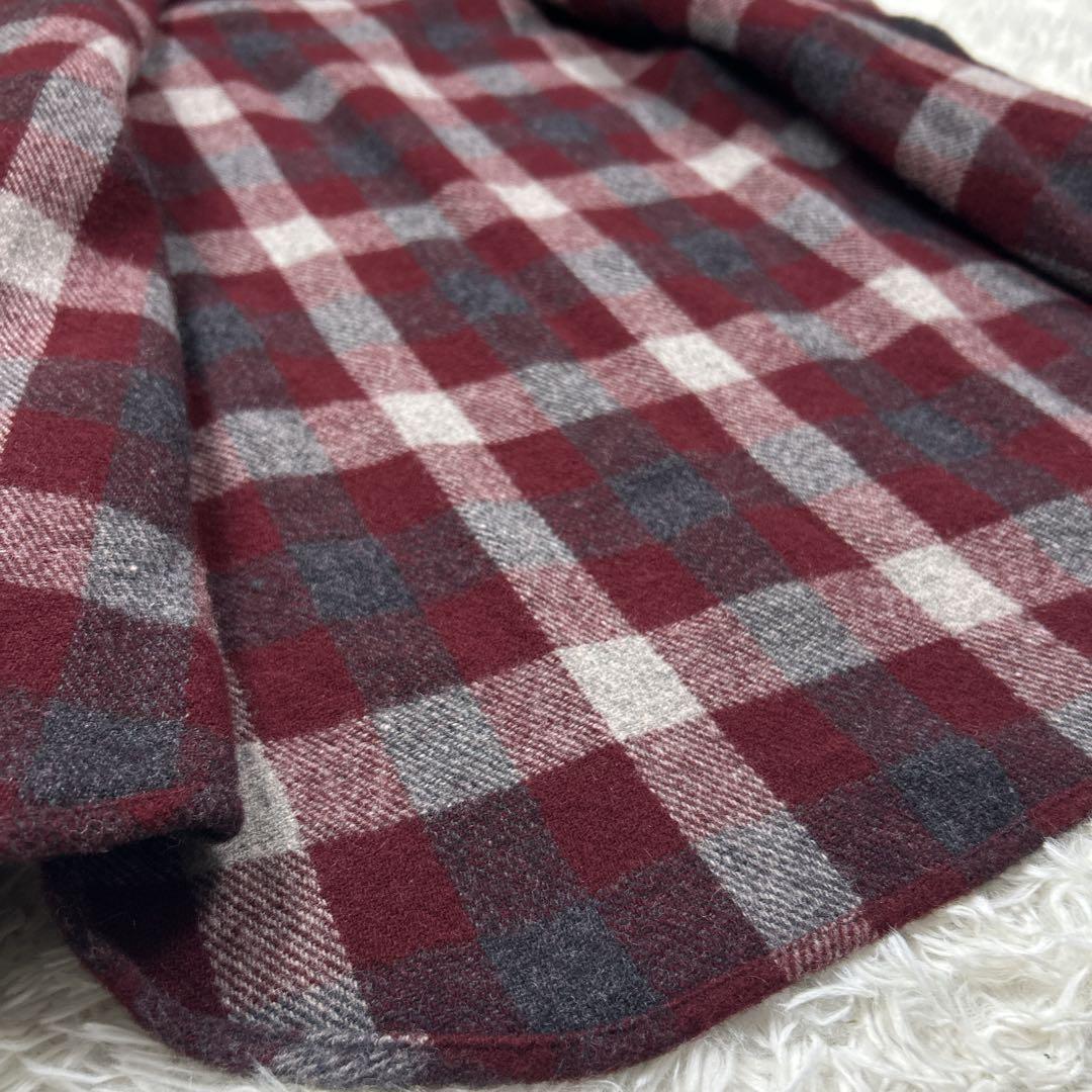 70s 白タグ　美品　ウールリッチ　CPOシャツジャケット　バッファローチェック