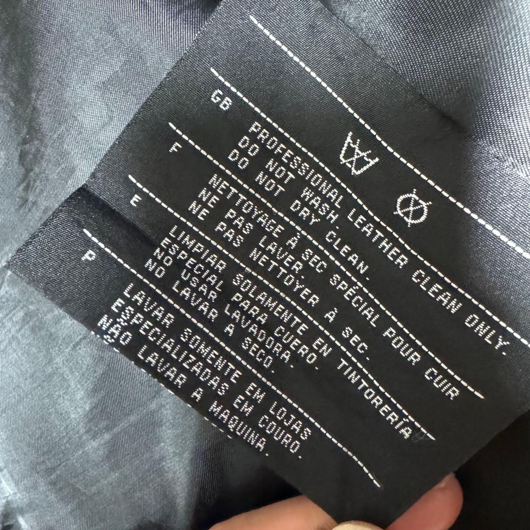 ☆Harley-Davidson レザージャケット シングルライダース 刻印ロゴ