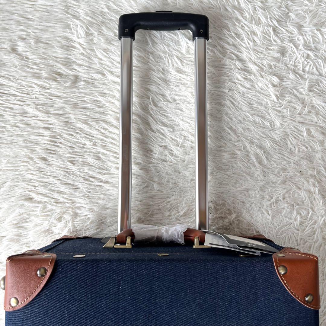 【新品未使用】タノビ　デニム生地　キャリーケース　　　ユニセックス