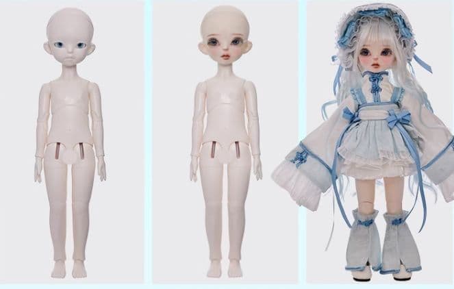 AX994 BJD 1/6 ドール本体 Bing 球体関節人形 ハンドメイド