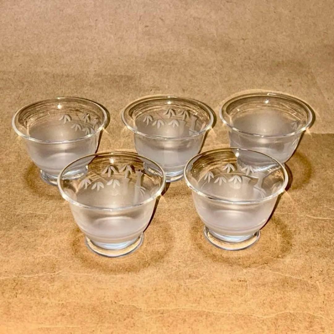 ガラス 煎茶茶碗 煎茶道具 茶道具