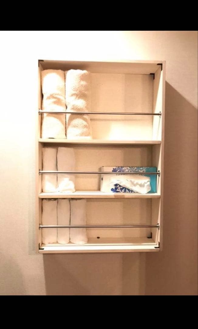 ウォールシェルフ【タオル収納】