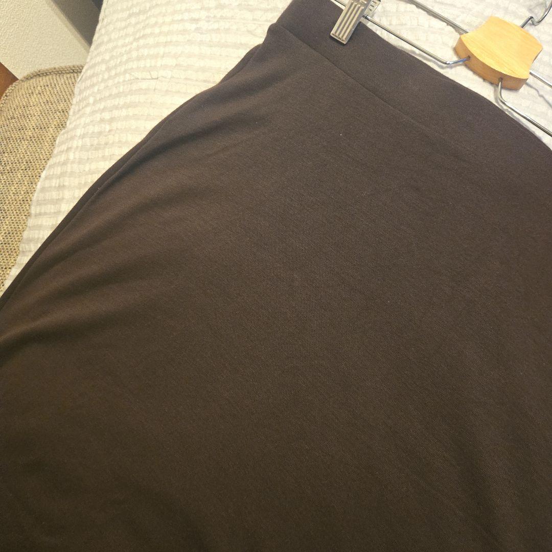 ドゥーズィエムクラスNewJerseyFlareスカートEVERYILIKE茶色