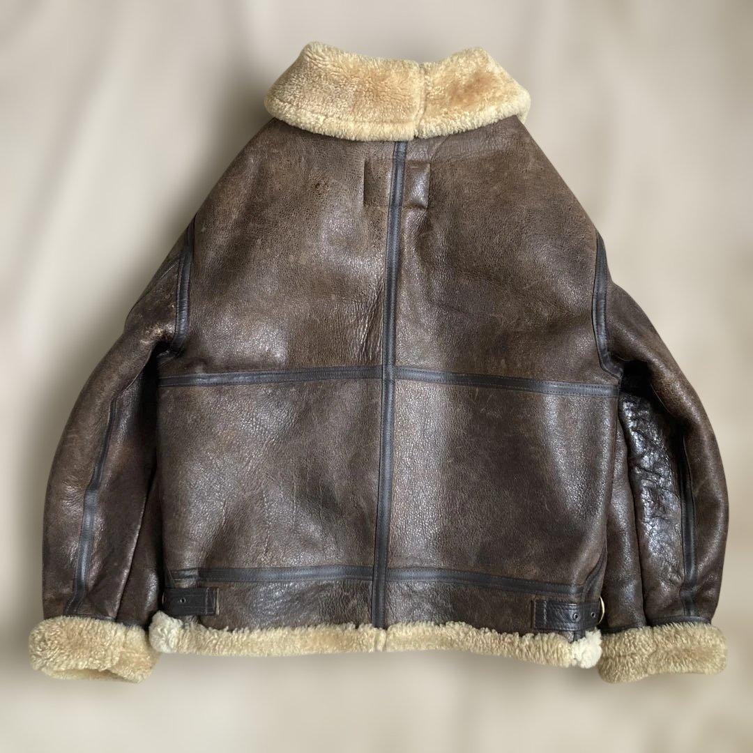 80s New York Style USA製 B-3 リアルムートン 42