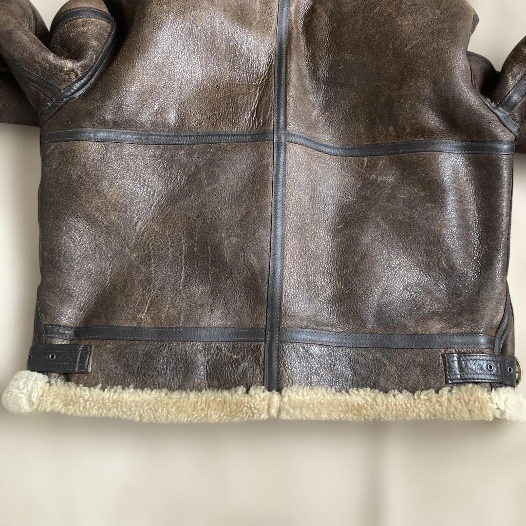 80s New York Style USA製 B-3 リアルムートン 42