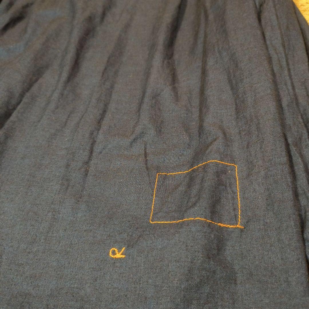 美品　４５R　45rpm　インディゴシャツ　タツノオトシゴ刺繍