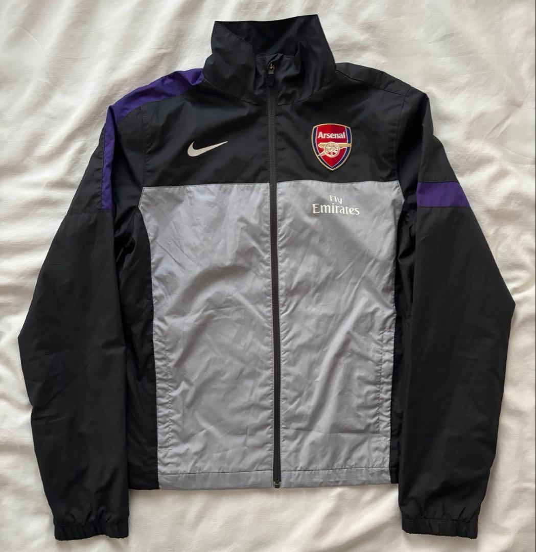 アーセナルNIKEトレーニングウェア ウィンドブレーカー セットアップ 上下S