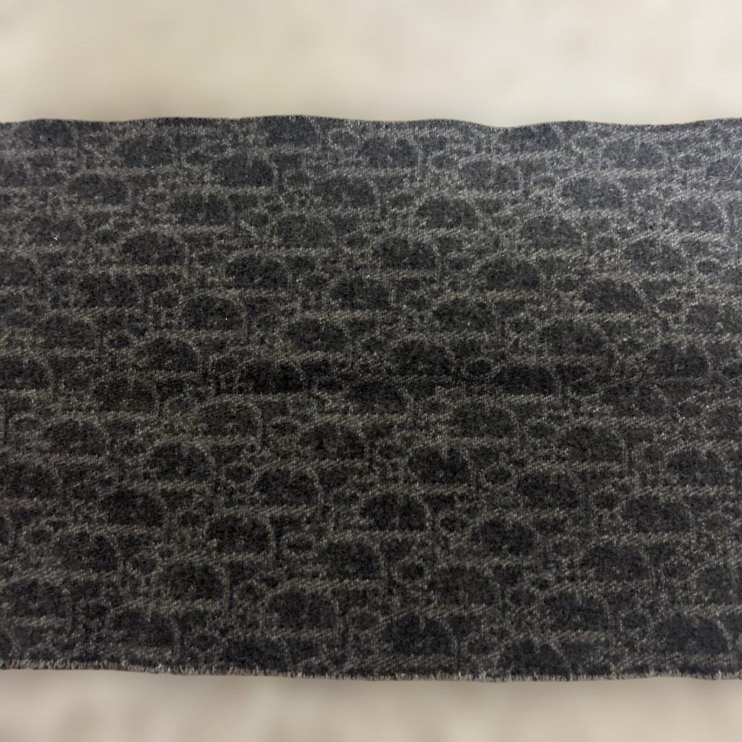 Christian Dior ヴィンテージ　トロッターマフラー　ブラック系