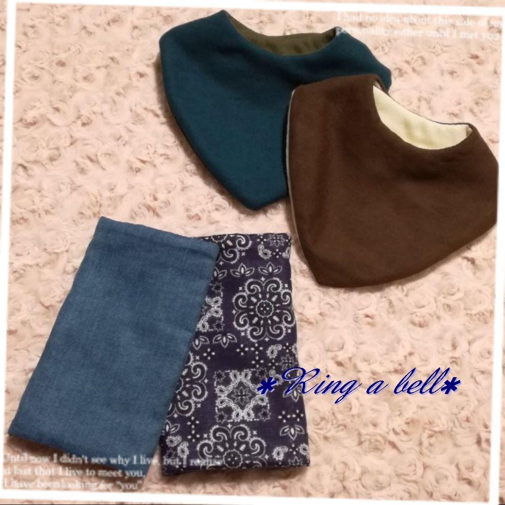 完成 バンダナ形スタイ 抱っこ紐用よだれカバー