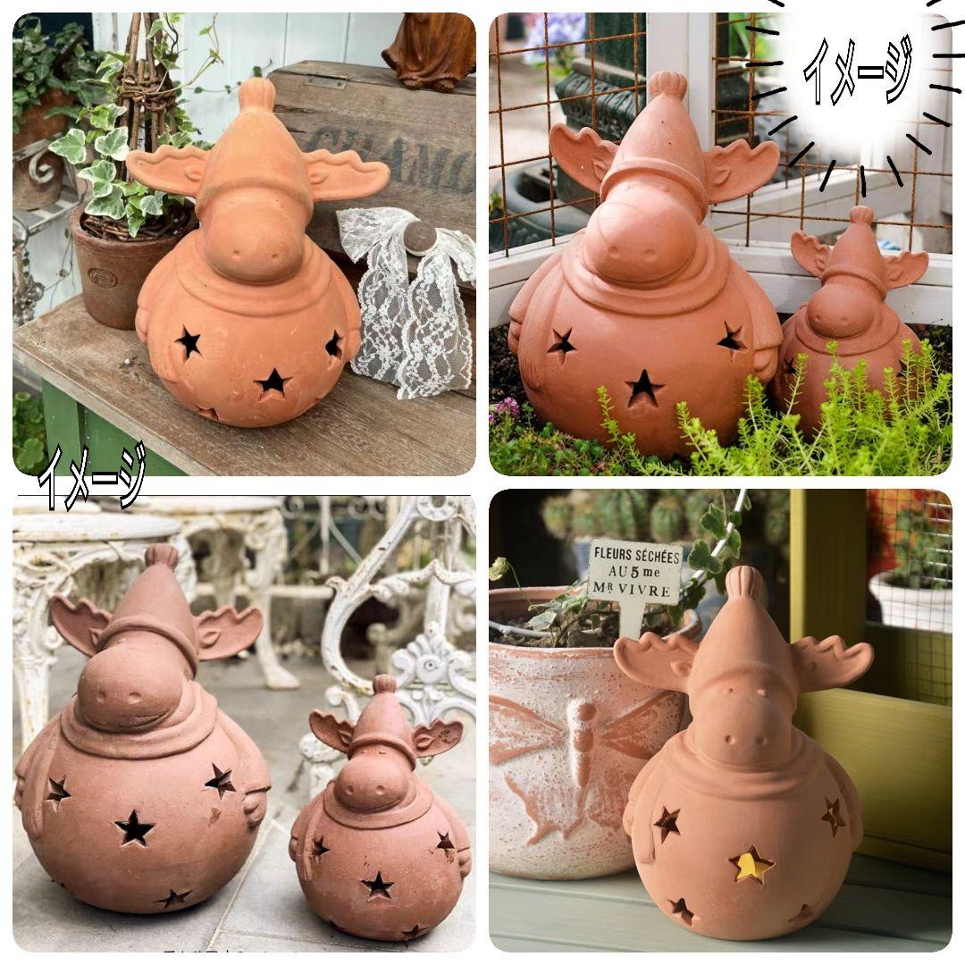 かわいすぎるかわい子ちゃんのテラコッタトナカイ♡2つセット♡