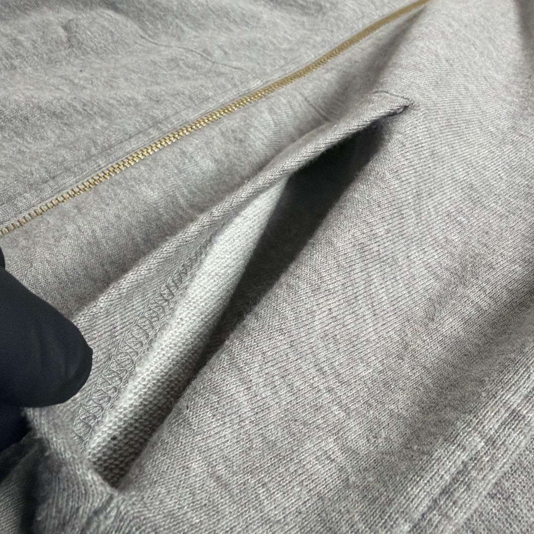 visvim フルジップパーカー 2 灰 ririジップ 日本製 ビズビム