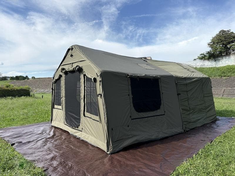 オ*ス様 美品！大型エアーテント インフレータブルテント ポリコットン 拡張テン