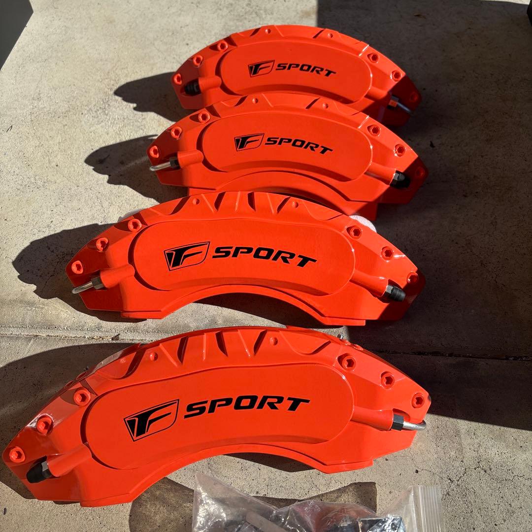 ES300h用　F SPORT ブレーキキャリパー オレンジ 4個セット