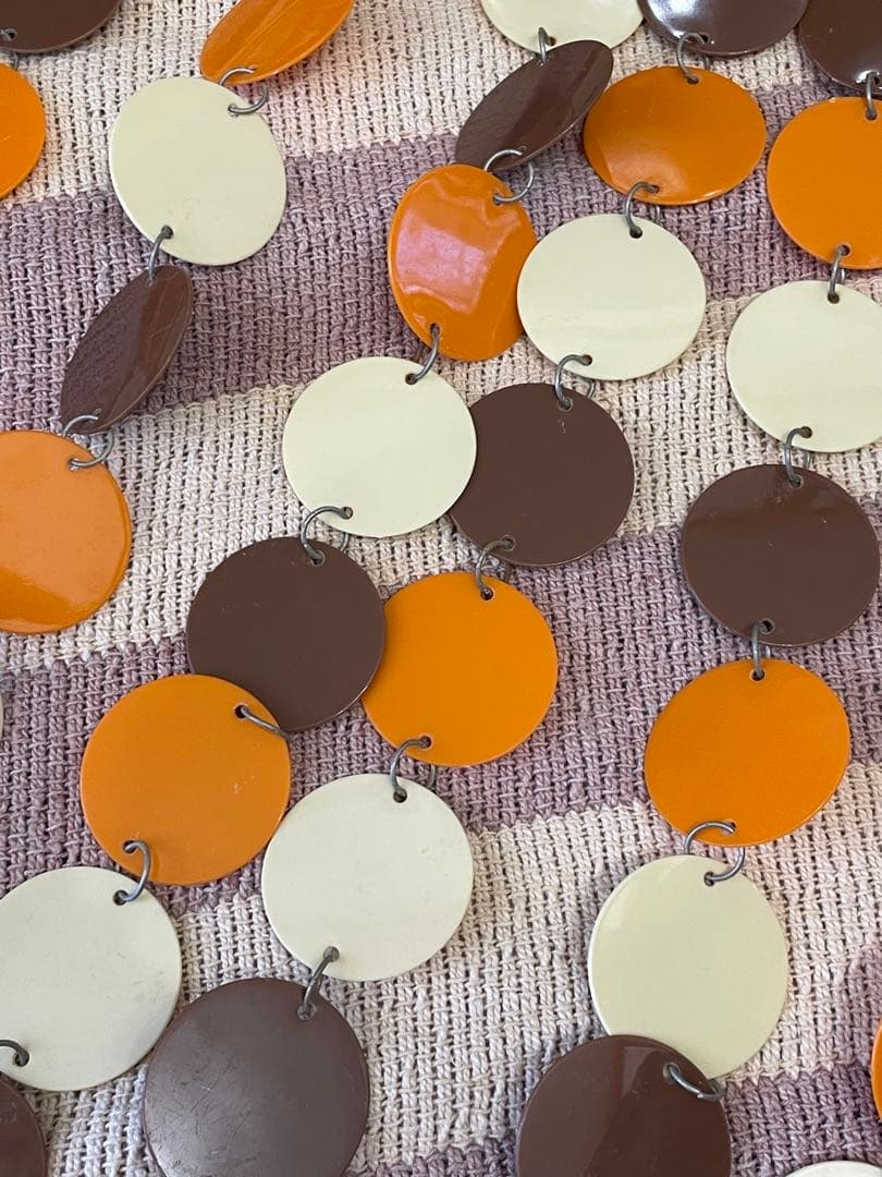 ポップ　ミッドセンチュリー　モダン　レトロ　のれん　プラスチック　パーテーション