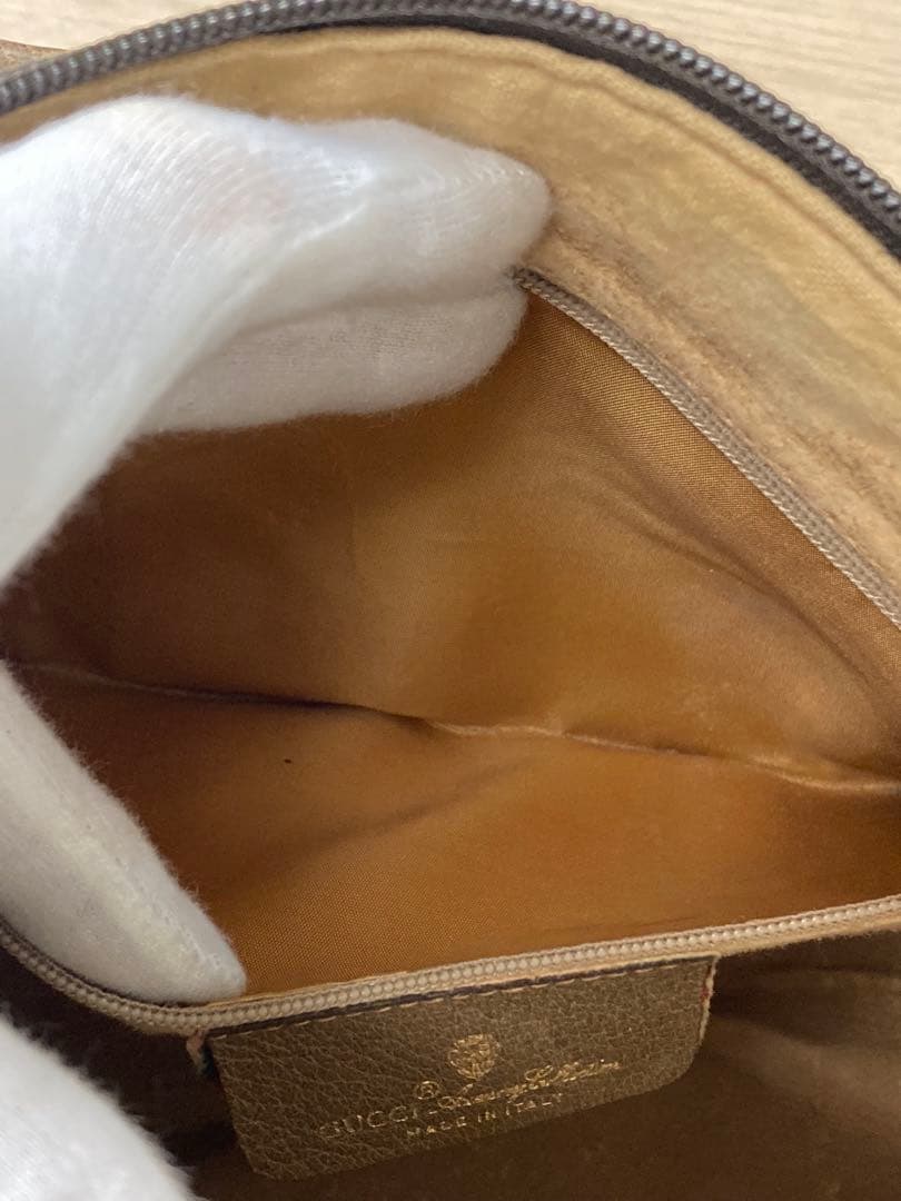 美品✨ オールドグッチ GGスプリーム ミニ ボストンバッグ シェリー PVC◇