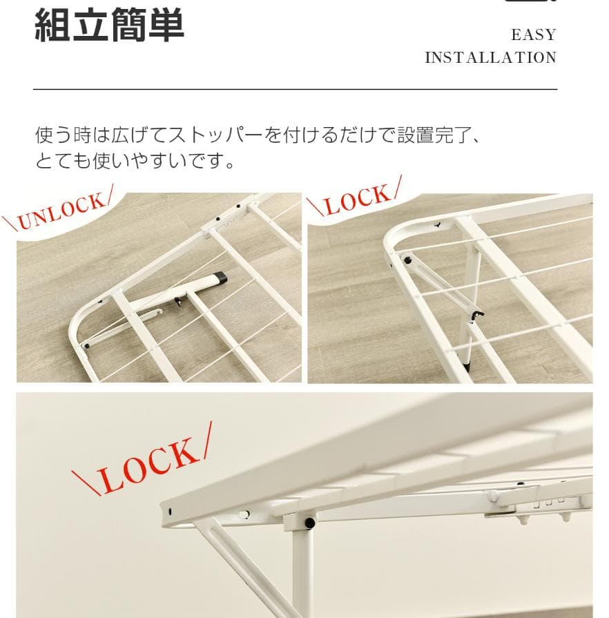 数量限定！パイプベッド 折りたたみベッド シングル 組立簡単 （S）WHITE