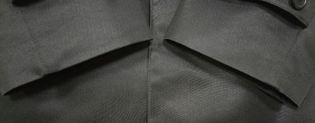 美品　カルバンクライン　ステンカラーコート　黒 取り外しライナー付き