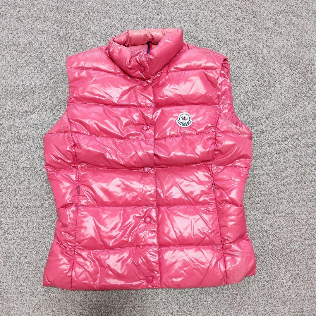 Moncler モンクレール サイズ0 (日本S相当)　ダウンベスト ピンク