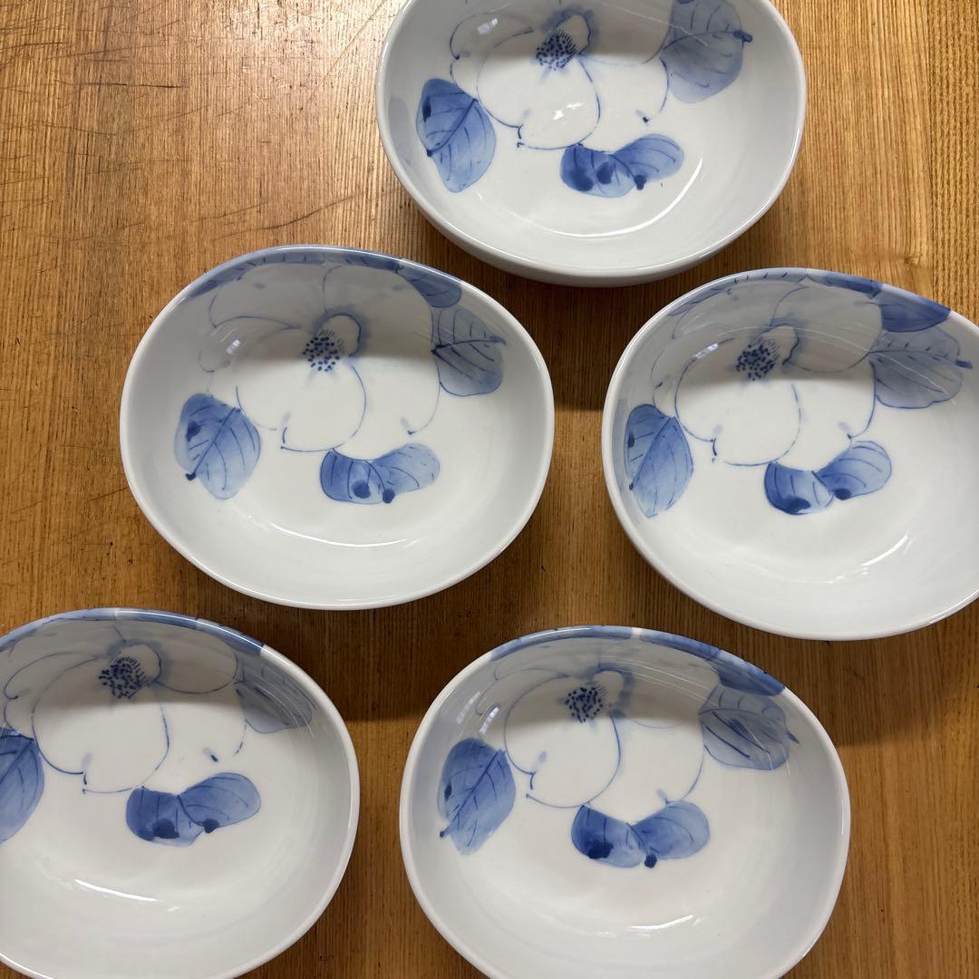 九谷焼　紅椿窯　南恵子　4.8号小鉢　いっぷく碗