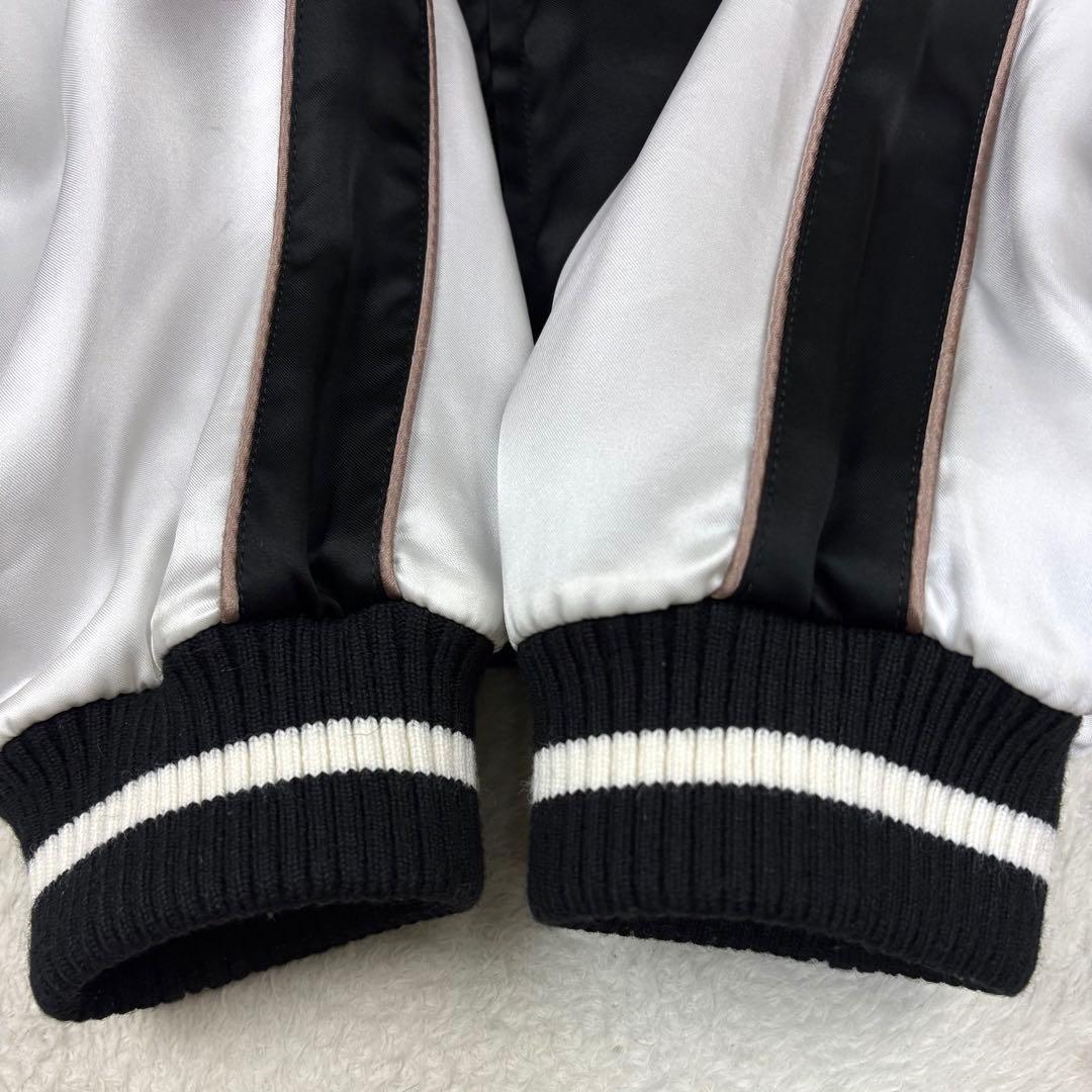 パームエンジェルス 20AW スカジャン ブルゾン スカル刺繍 黒M イタリア製