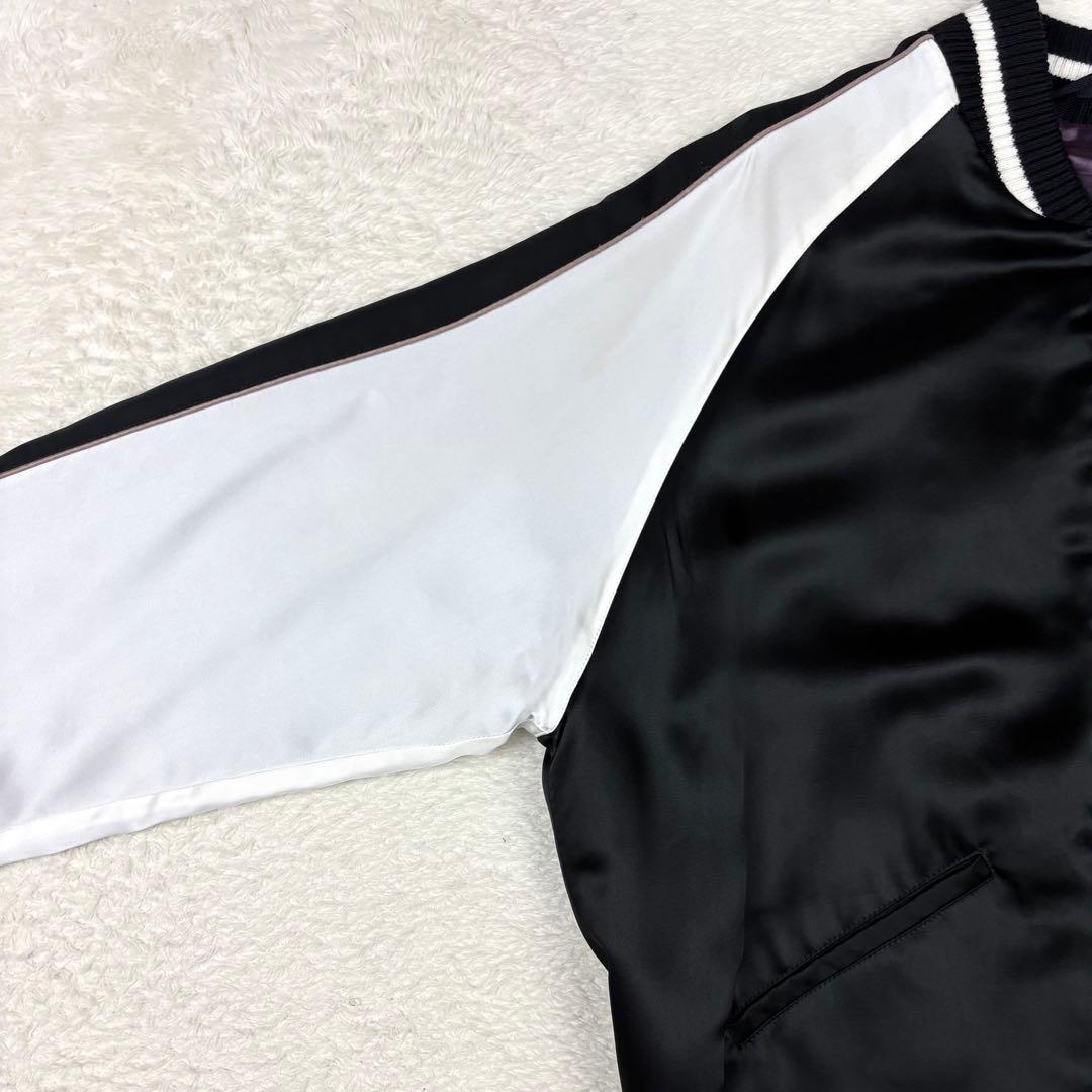 パームエンジェルス 20AW スカジャン ブルゾン スカル刺繍 黒M イタリア製