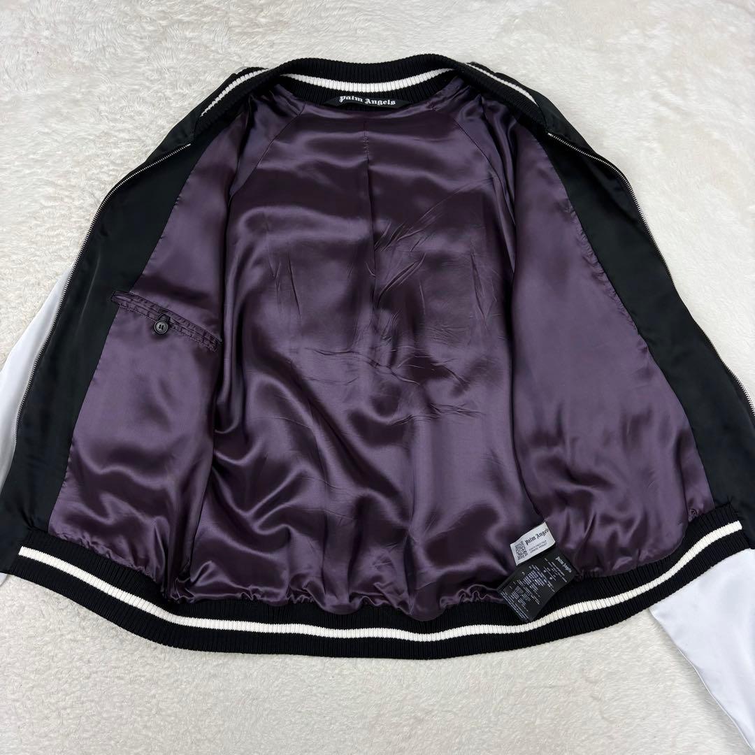 パームエンジェルス 20AW スカジャン ブルゾン スカル刺繍 黒M イタリア製