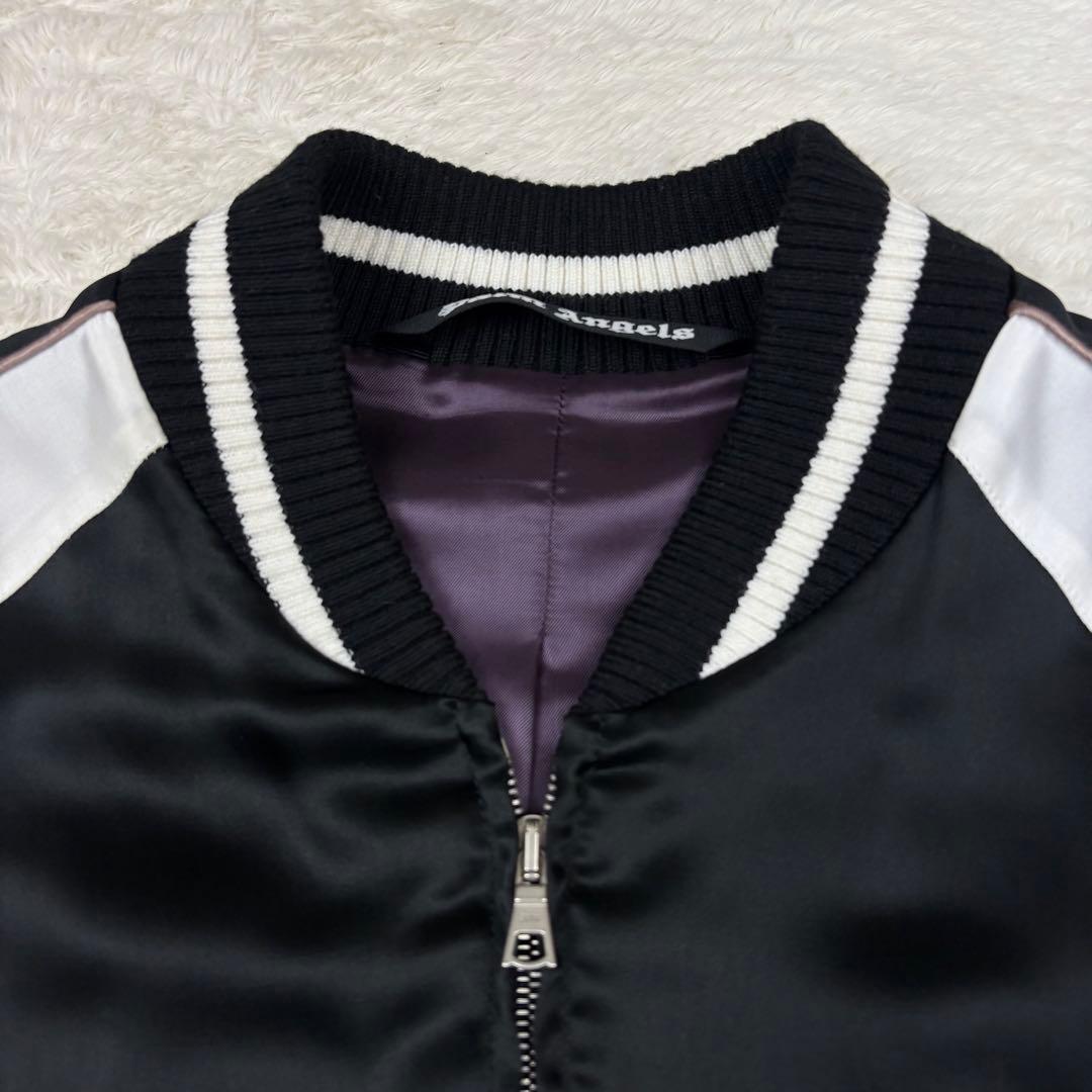 パームエンジェルス 20AW スカジャン ブルゾン スカル刺繍 黒M イタリア製