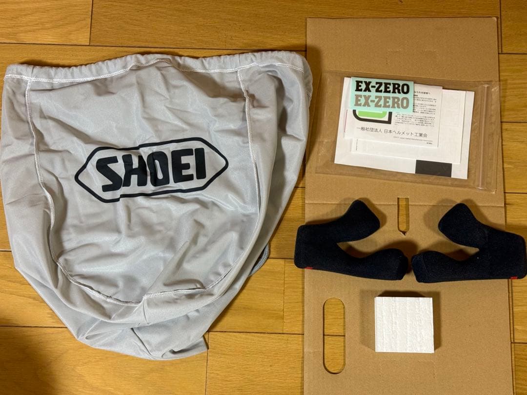 SHOEI EX-ZERO XL オフホワイト　バイザー付き