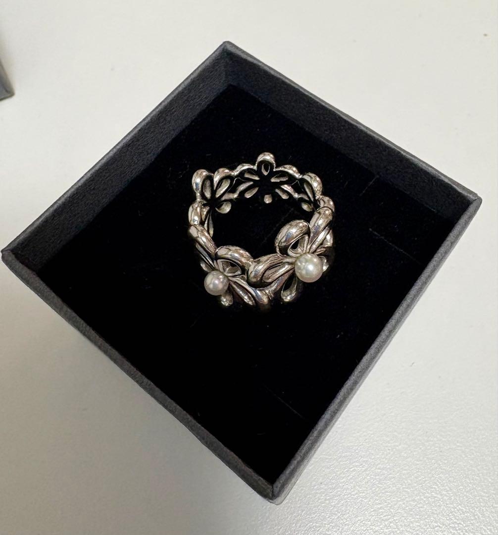 ミキモト　ベビーパール リング　K18