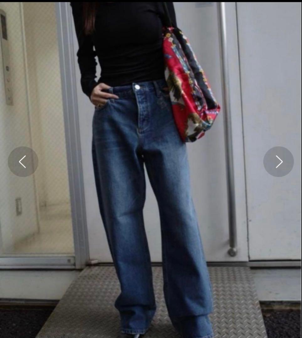 Ameri LOW WAIST DENIM 25インチ　デニム