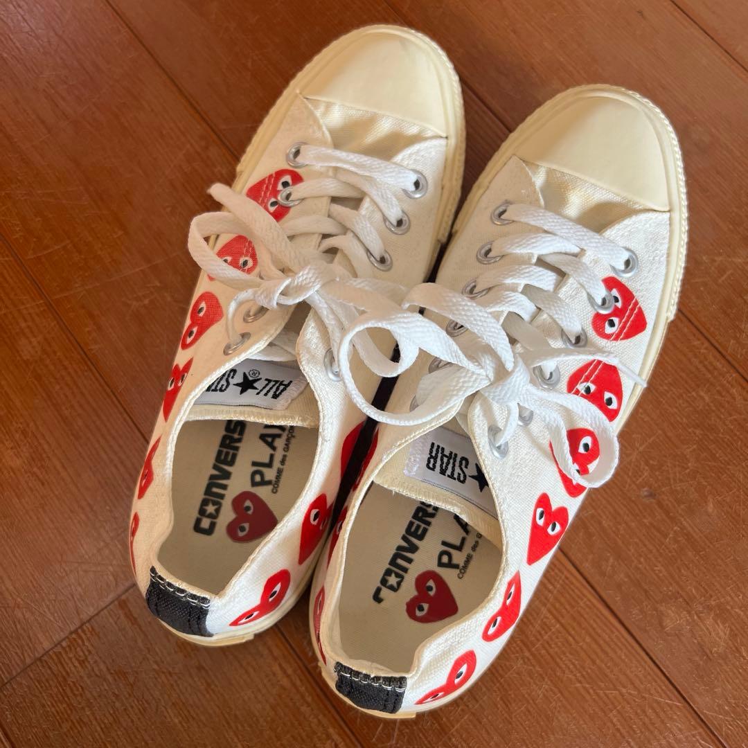 プレイコムデギャルソン コンバース　24cm 白