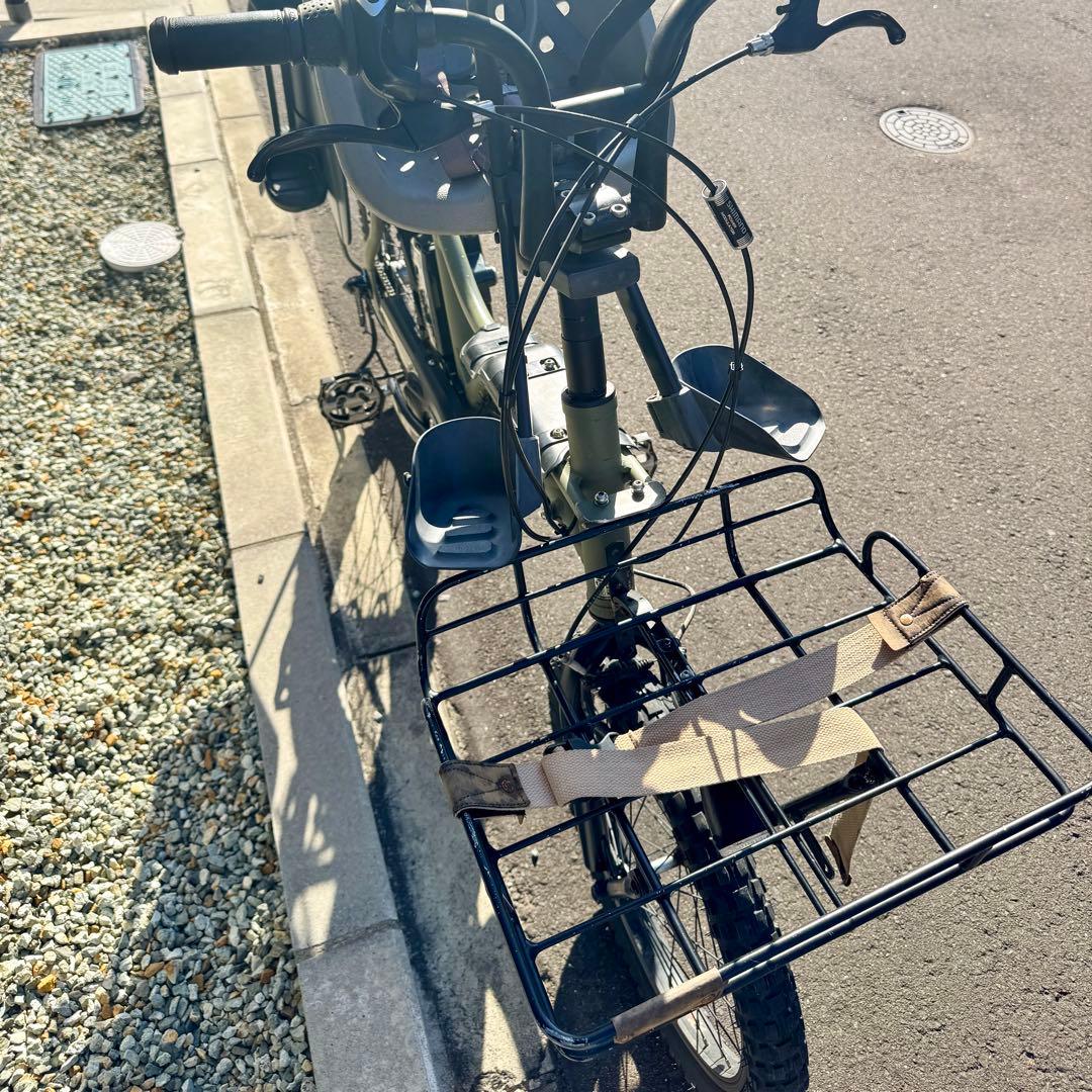 Panasonic ez カスタム　電動アシスト自転車 前後チャイルドシート付き