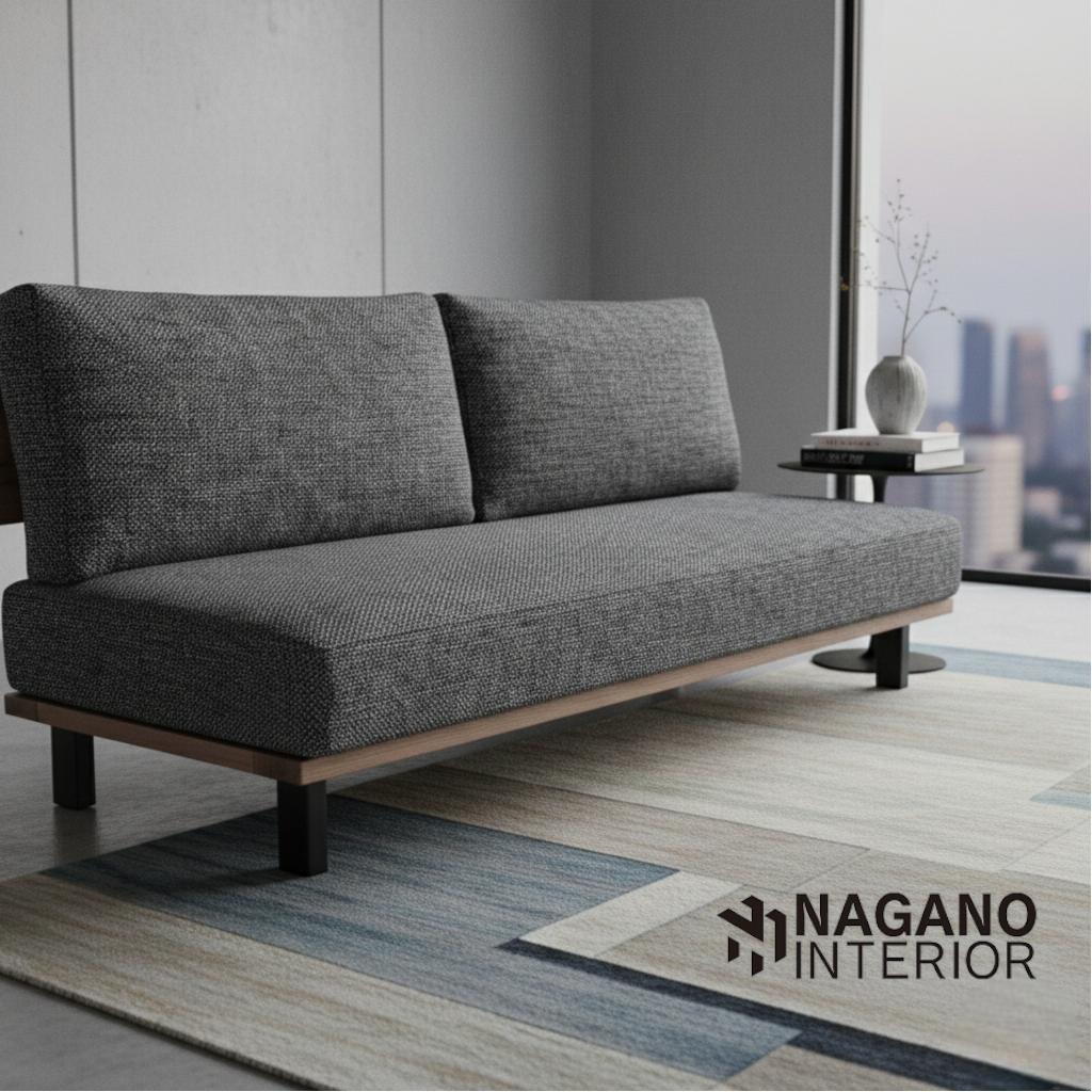ナガノインテリア LC035-3M ソファ 幅182 3人掛け 状態良好