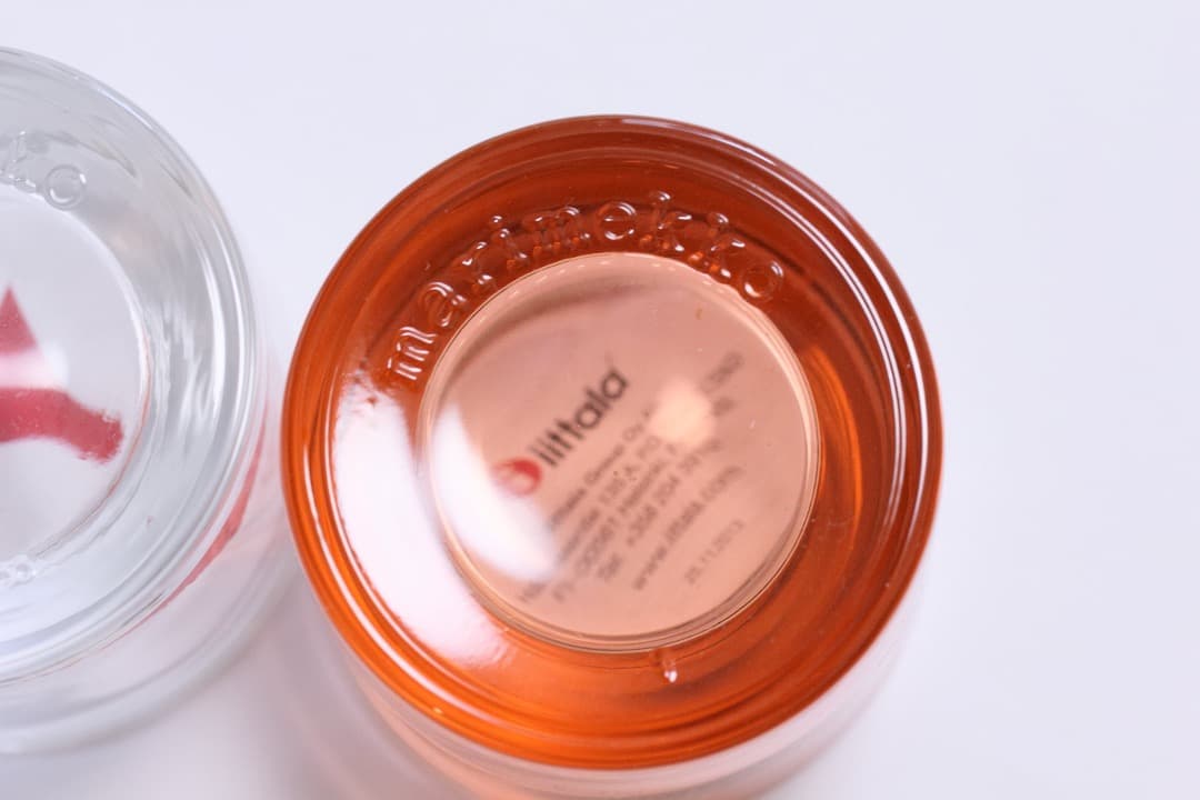 4338 kivi サーモンピンク　クリア　2個セット　