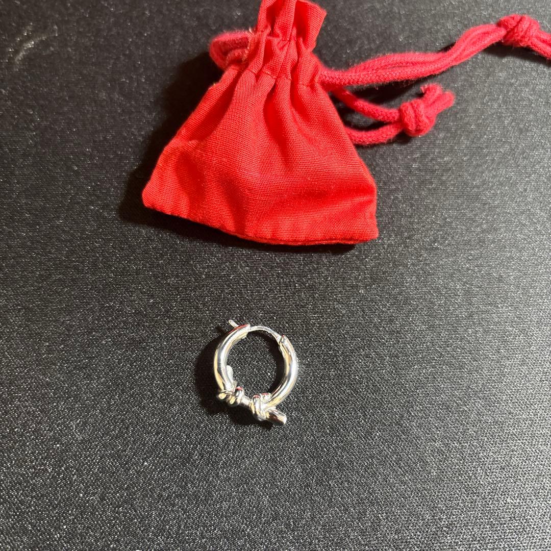 DIESEL ピアス シルバー フープピアス