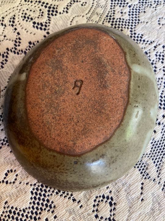 新品　島岡達三　地柚象嵌　縄文楕円組皿