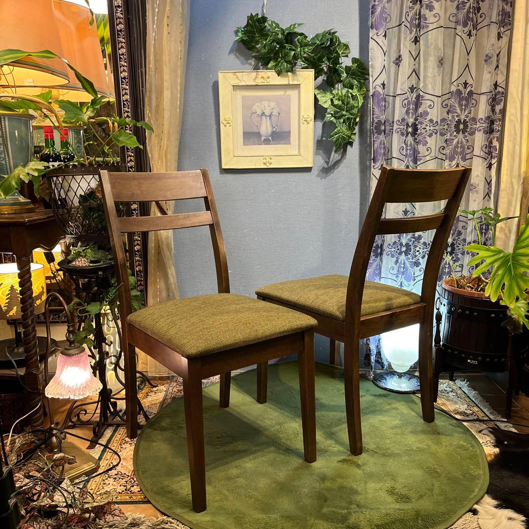 2脚セット　軽量　コンパクトチェア 　北欧スタイル