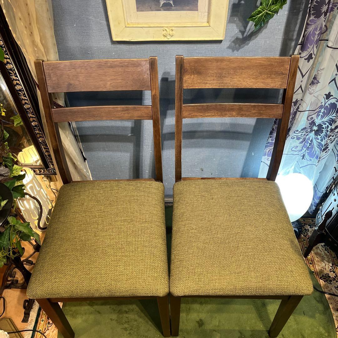 2脚セット　軽量　コンパクトチェア 　北欧スタイル