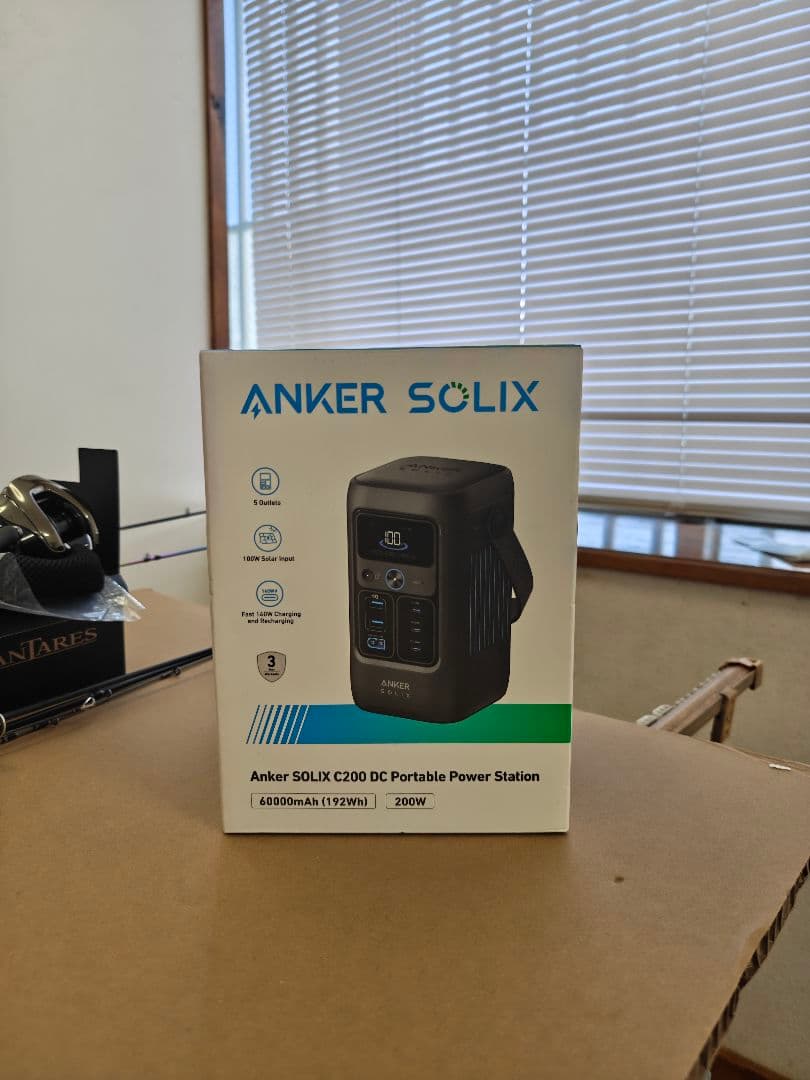 Anker SOLIX C200 ブラック　ポータブル電源 60000mAh