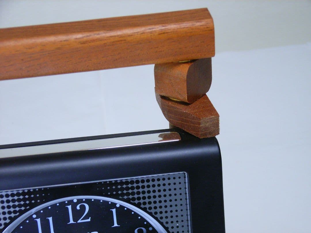 ５FSFABH欅板材電波目覚まし時計（カシオTQT-351NJ使用）TED対象外