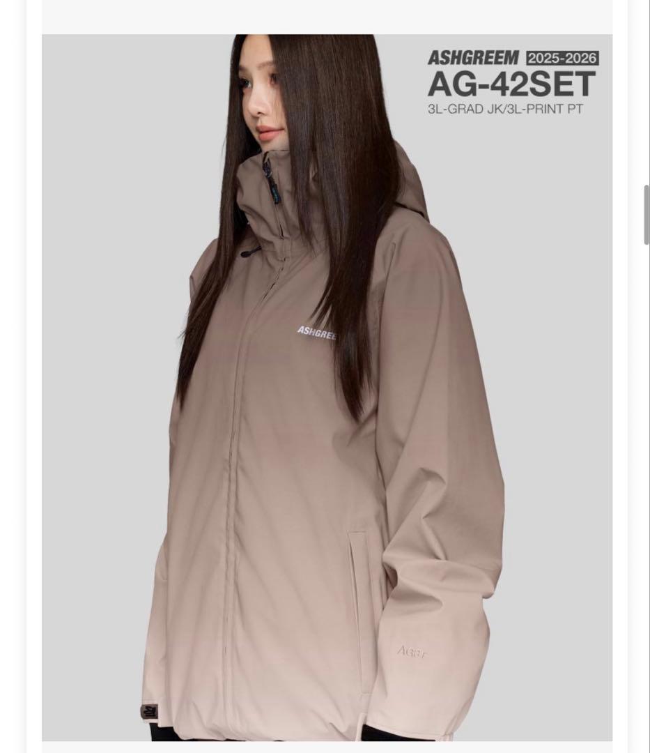 ASHGREEM AG-42SET スノーボードウェア セット スキーウェア
