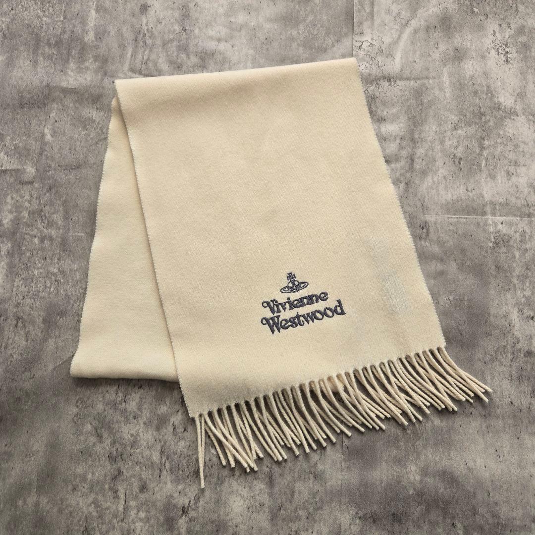 Vivienne Westwood マフラー アイボリー ホワイト
