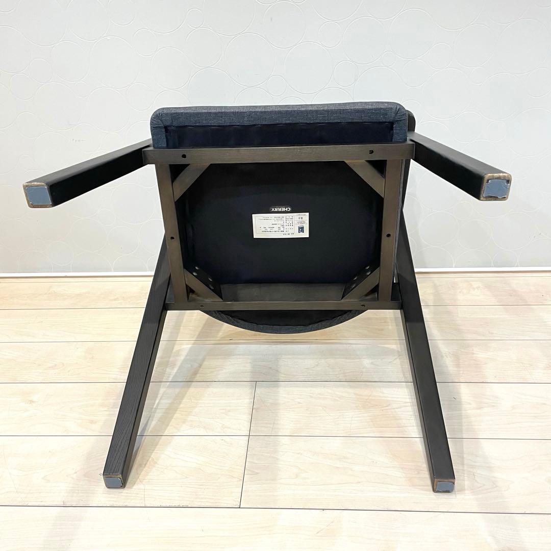 【桜屋工業】CHERRY ダイニングチェア 肘付き 木製チェア DC-147A