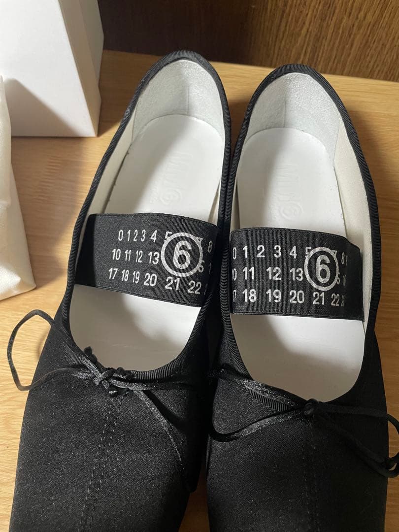 MM6 MaisonMargiela バレエシューズ　マルジェラ　黒　39.5